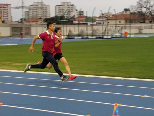 Chinese delegation starts training in athletes’ village