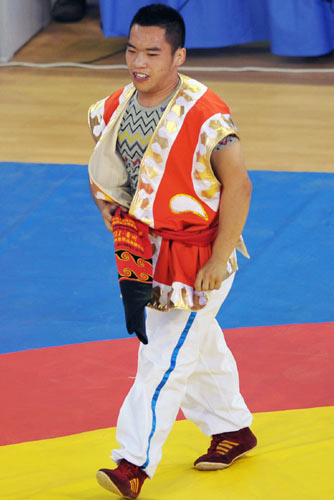 Ethnic style wrestling amazes Chinese Taipei wrestlers Ethnic style wrestling amazes wrestlers from Taiwan