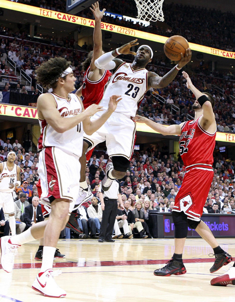 NBA季后賽：騎士主場(chǎng)屠牛 2:0領(lǐng)先