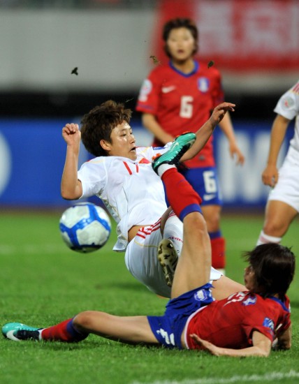 女足亞洲杯：中國(guó)隊(duì)0:0險(xiǎn)平韓國(guó)隊(duì)