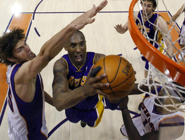 NBA：科比36分難救湖人 斯塔德邁爾42分太陽(yáng)奏凱