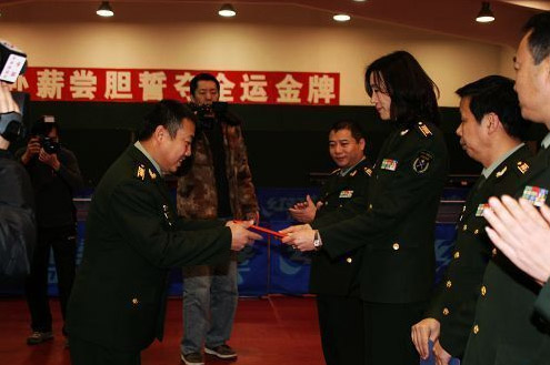 中國體育軍人盤點(diǎn)：劉國梁師級(jí) 王皓比肩王治郅