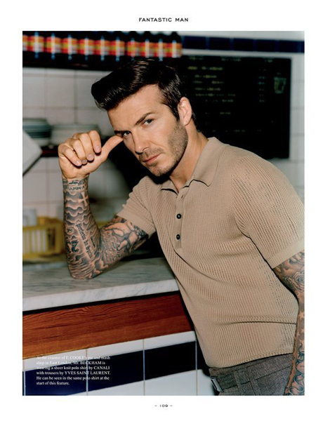 貝克漢姆文藝范兒寫(xiě)真