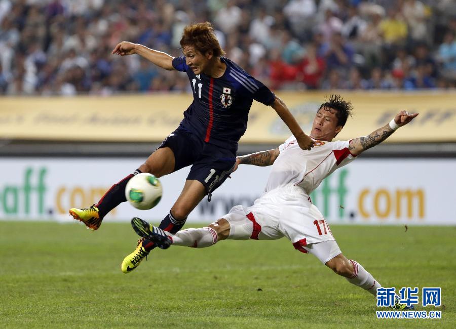 東亞杯：國(guó)足連追兩球 3:3戰(zhàn)平日本