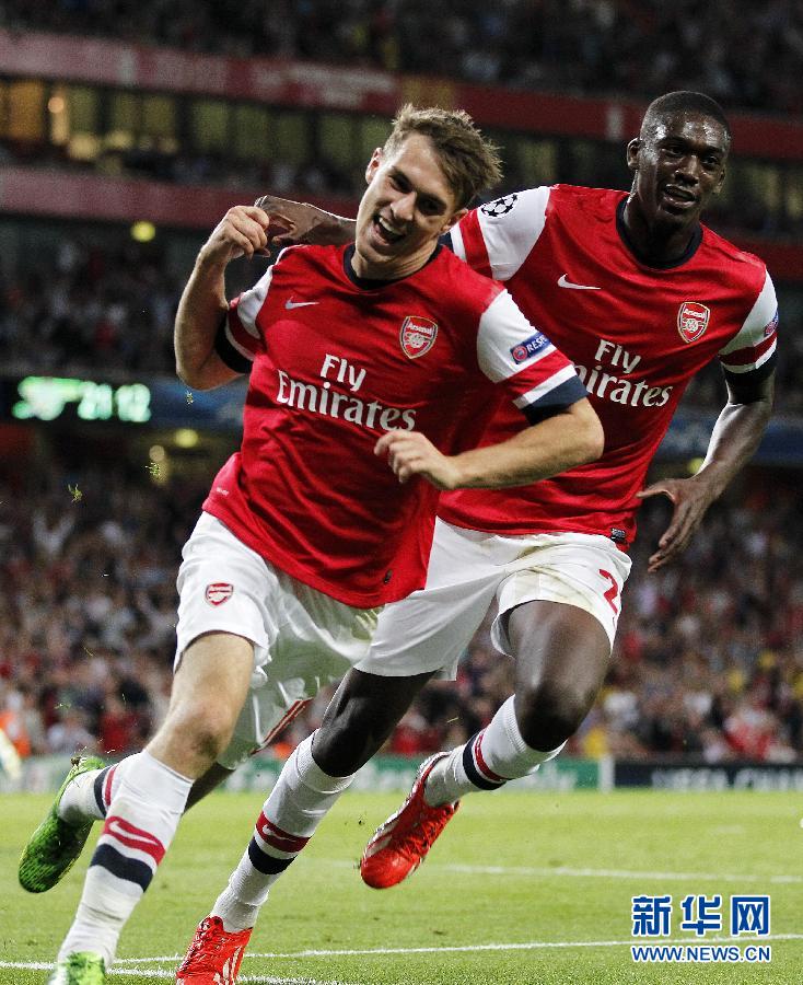 歐冠：總分5:0勝費內(nèi)巴切 阿森納連續(xù)16年進正賽