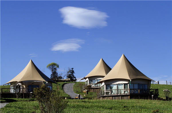 Roughing it in comfort