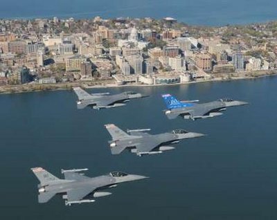 F-16s follow plane believed stolen in Canada