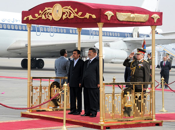 Red carpet welcome for Ahmadinejad Red carpet welcome for Ahmadinejad