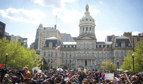 Six Baltimore police officers indicted in Freddie Gray's death