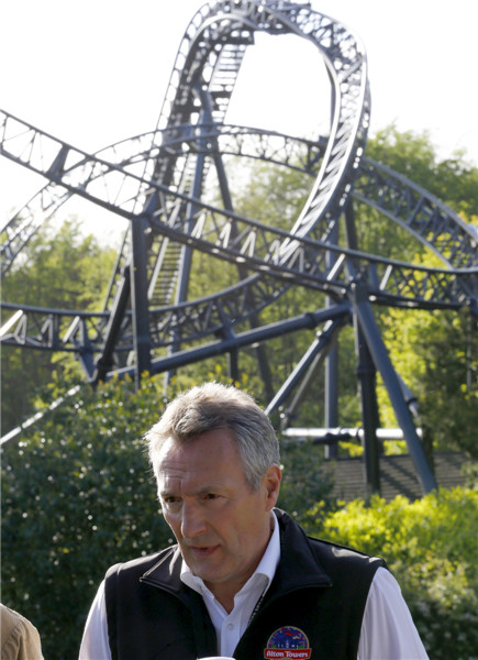 Four seriously hurt in British park rollercoaster accident