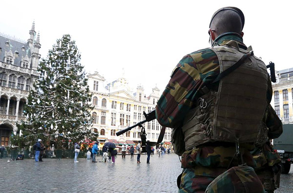Chinese stay home amid alert in Brussels