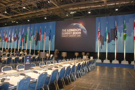 走進G20國倫敦峰會會展中心（組圖）