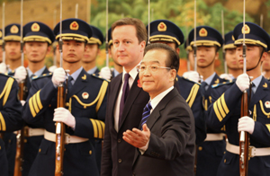 英國(guó)首相卡梅倫訪華