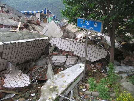 震撼！地震一周年前夕訪問北川老縣城（組圖）