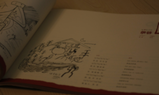 畫(huà)在土布上的壯族情歌《坡芽歌書(shū)》