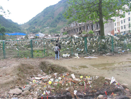 北川中學遺址（組圖）